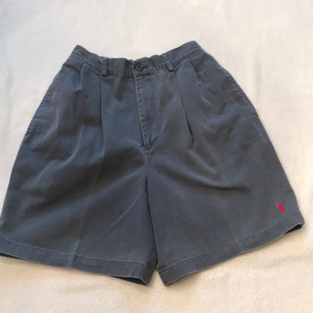 Polo Size 6 Blue cotton twill shorts